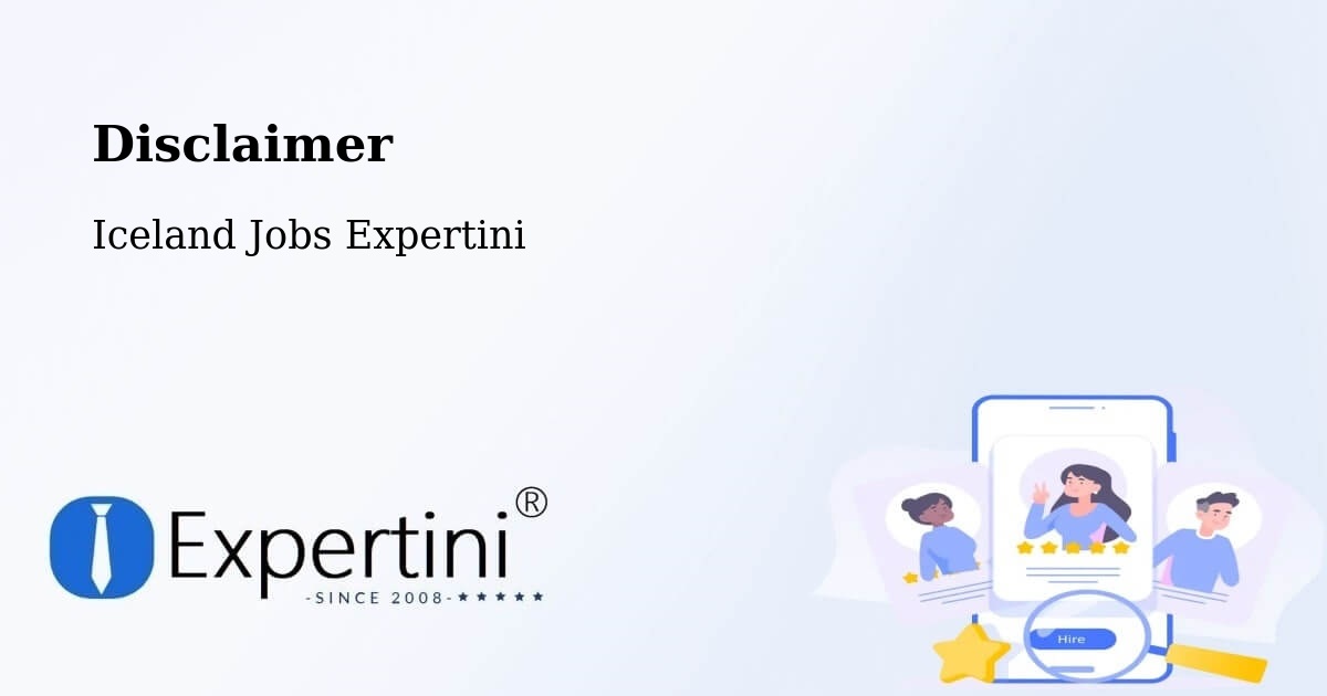 Disclaimer – Sandgerði - Iceland Jobs Expertini